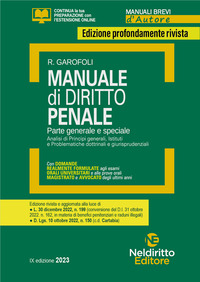 MANUALE DI DIRITTO PENALE - PARTE GENERALE E SPECIALE