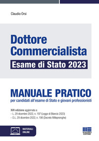 DOTTORE COMMERCIALISTA ESAME DI STATO 2023 - MANUALE PRATICO