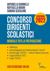 CONCORSO DIRIGENTI SCOLASTICI 2022 - MANUALE PER LA PREPARAZIONE CON ESPANSIONE ONLINE