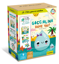 GOCCIOLINA DOVE VAI UN LIBRO E UN GIOCO