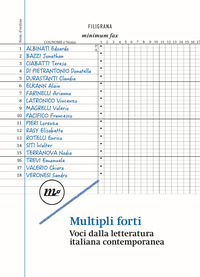 MULTIPLI FORTI - VOCI DALLA LETTERATURA ITALIANA CONTEMPORANEA