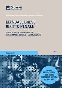 MANUALE BREVE DIRITTO PENALE 2023