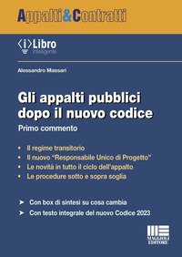 APPALTI PUBBLICI DOPO IL NUOVO CODICE