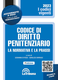 CODICE DI DIRITTO PENITENZIARIO 2023 LA NORMATIVA E LA PRASSI