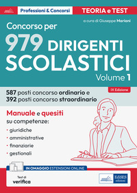 CONCORSO PER DIRIGENTE SCOLASTICO. CON ESPANSIONE ONLINE