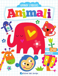 ANIMALI - GRANDI STICKERS CON ADESIVI