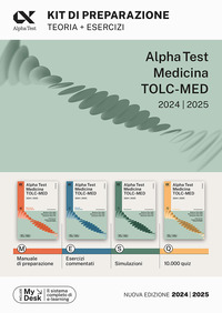 ALPHATEST MEDICINA TOLC MED KIT DI PREPARAZIONE TEORIA + ESERCIZI CON MYDESK