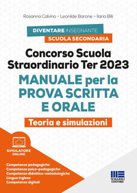 CONCORSO SCUOLA STRAORDINARIO TER 2023 - MANUALE PER LA PROVA SCRITTA E ORALE