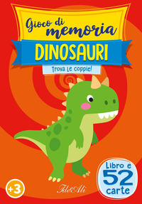 GIOCO DI MEMORIA DINOSAURI - TROVA LE COPPIE CON 52 CARTE DI MEMORIA