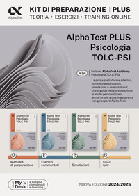 ALPHATEST PSICOLOGIA TOLC PSI - KIT DI PREPARAZIONEPLUS