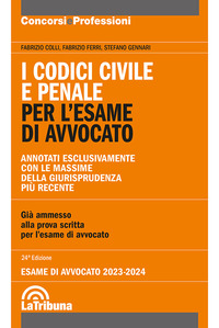 CODICI CIVILE E PENALE 2023 PER L\'ESAME DI AVVOCATO - ANNOTATI ESCLUSIVAMENTE CON LE MASSIME