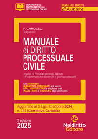 MANUALE DI DIRITTO PROCESSUALE CIVILE