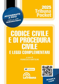 CODICE CIVILE E DI PROCEDURA CIVILE 2025 E LEGGI COMPLEMENTARI CON APP TRIBUNACODICI