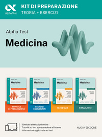 ALPHA TEST MEDICINA KIT DI PREPARAZIONE PER L\'AMMISSIONE AI CORSI DI LAUREA IN MEDICINA
