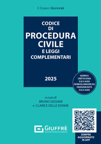CODICEDI PROCEDURA CIVILE 2025 E LEGGI COMPLEMENTARI