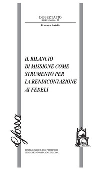 BILANCIO DI MISSIONE COME STRUMENTO DI RENDICONTAZIONE AI FEDELI