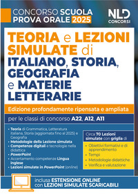 CONCORSO SCUOLA 2025 TEORIA E LEZIONI SIMULATE DI ITALIANO STORIA E GEOGRAFIA E MATERIE LETTERARIE
