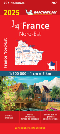 FRANCE NORD-EST 1:500.000