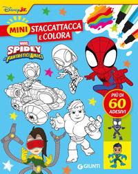 SPIDEY E I SUOI FANTASTICI AMICI - MINI STACCATTACCA E COLORA CON ADESIVI
