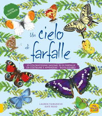 CIELO DI FARFALLE - 20 COLORATISSIME SAGOME 3D DI FARFALLE DA COSTRUIRE E APPENDERE