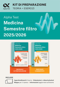 ALPHA TEST KIT DI PREPARAZIONE MEDICINA 2025 - TEORIA + ESERCIZI