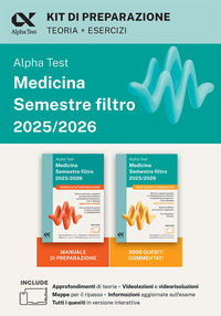 ALPHA TEST KIT DI PREPARAZIONE MEDICINA 2025 - TEORIA + ESERCIZI
