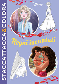 REGNI INCANTATI - STACCATTACCA & COLORA CON ADESIVI