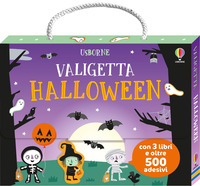 VALIGETTA HALLOWEEN - CON TRE LIBRI E OLTRE 500 ADESIVI