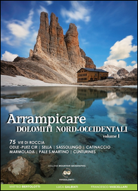 ARRAMPICARE DOLOMITI NORD OCCIDENTALI 1 - 75 VIE DI ROCCIA ODLE PUEZ CIR SELLA, SASSOLUNGO