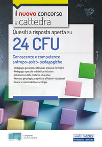 QUESITI A RISPOSTA APERTA SU 24 CFU