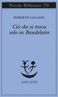 CIO\' CHE SI TROVA SOLO IN BAUDELAIRE