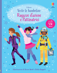 VESTO LE BAMBOLINE RAGAZZE D\'AZIONE E PATTINATRICI