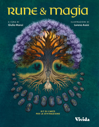 RUNE E MAGIA - KIT DI 24 CARTE PER LA DIVINAZIONE CON MANUALE