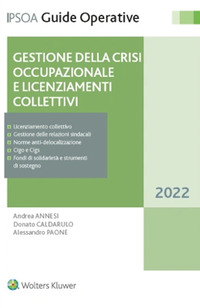 GESTIONE DELLA CRISI OCCUPAZIONALE E LICENZIAMENTI COLLETTIVI