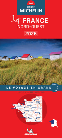 FRANCIA NORD OVEST - FRANCE NORD - OUEST 2026 1:500.000
