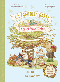 FAMIGLIA GATTI LE QUATTRO STAGIONI - CON ALETTE DA SOLLEVARE