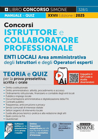 CONCORSI ISTRUTTORE E COLLABORATORE PROFESSIONALE AREA AMMINISTRATIVA ENTI LOCALI