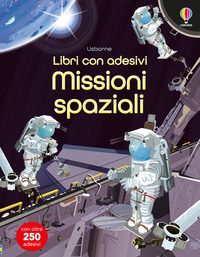 MISSIONI SPAZIALI - LIBRI CON ADESIVI