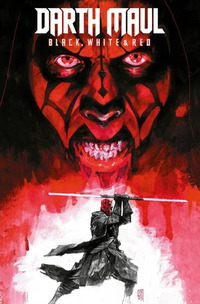 DARTH MAUL - BLACK WHITE & RED