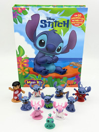 STITCH MAXI BOX - CON 10 PERSONAGGI 3D CON POSTER GIOCO