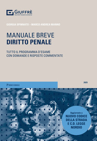 MANUALE BREVE DIRITTO PENALE 2025