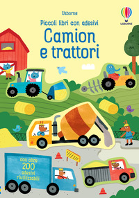 PICCOLI LIBRI CON ADESIVI CAMION E TRATTORI