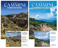 CAMMINI - CAMMINO MATERANO CAMMINO DEI BRIGANTI CON 2 CARTA GEOGRAFICA RIPIEGATA