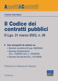 CODICE DEI CONTRATTI PUBBLICI - VERSIONE TASCABILE D.LGS. 31 MARZO 2023 N. 36. CON QR CODE