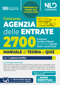 CONCORSO AGENZIA DELLE ENTRATE 2700 FUNZIONARI GIURIDICO TRIBUTARI PER L\'ATTIVITÀ TRIBUTARIA