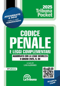 CODICE PENALE 2025 E LEGGI COMPLEMENTARI