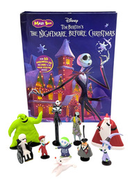 THE NIGHTMARE BEFORE CHRISTMAS - MAXI BOX CON 10 FIGURINE 3D