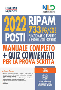2022 POSTI RIPAM - MANUALE 733 POSTI FUNZIONARI ESPERTI IN RENDICONTAZIONE E CONTROLLO