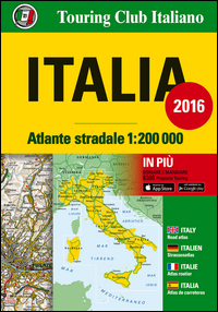 ITALIA ATLANTE STRADALE 1:200.000 2016