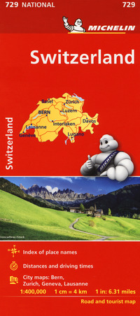 SUISSE-SWITZERLAND 1:400.000